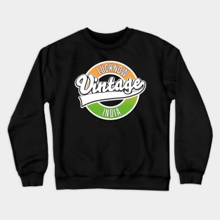 Lucknow vintage style logo Crewneck Sweatshirt